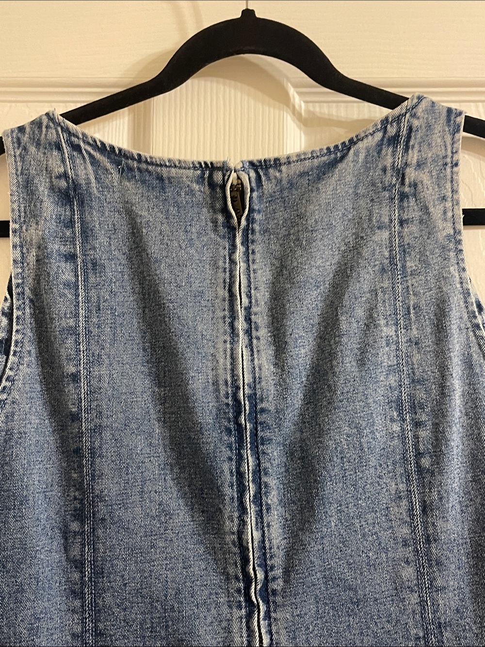 Abercrombie & Fitch Blue Denim Mini Dress - Picture 5 of 5